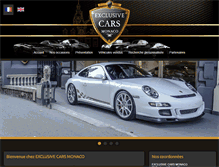 Tablet Screenshot of exclusive-cars-monaco.com